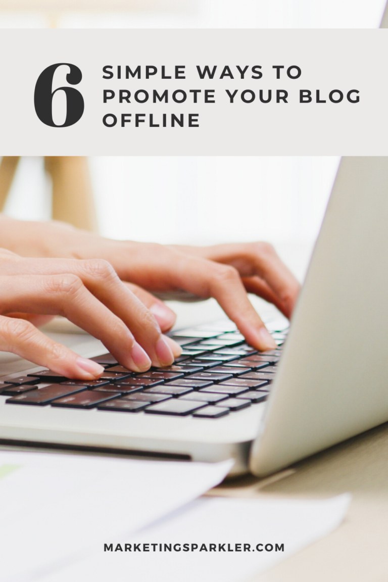 Offline Blog 6 Simple Ways to Promote Your Blog Offline