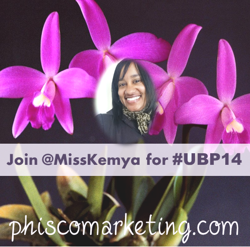 Miss Kemya blogging with UBP14