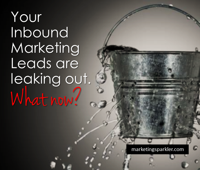 Your inbound marketing leads are leaking out. Now what? There are three common problems marketers face when generating inbound marketing leads, as discussed in this guest post by Raul Harman.