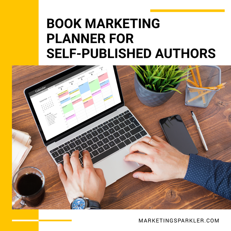 Book Marketing Planner for Self Published Authors - Miss Kemya Scott - Marketing Sparkler