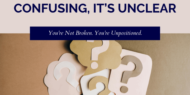 Your Offer Isn’t Confusing, It’s Unclear: The Hidden Cost of Over-Explaining Your Work