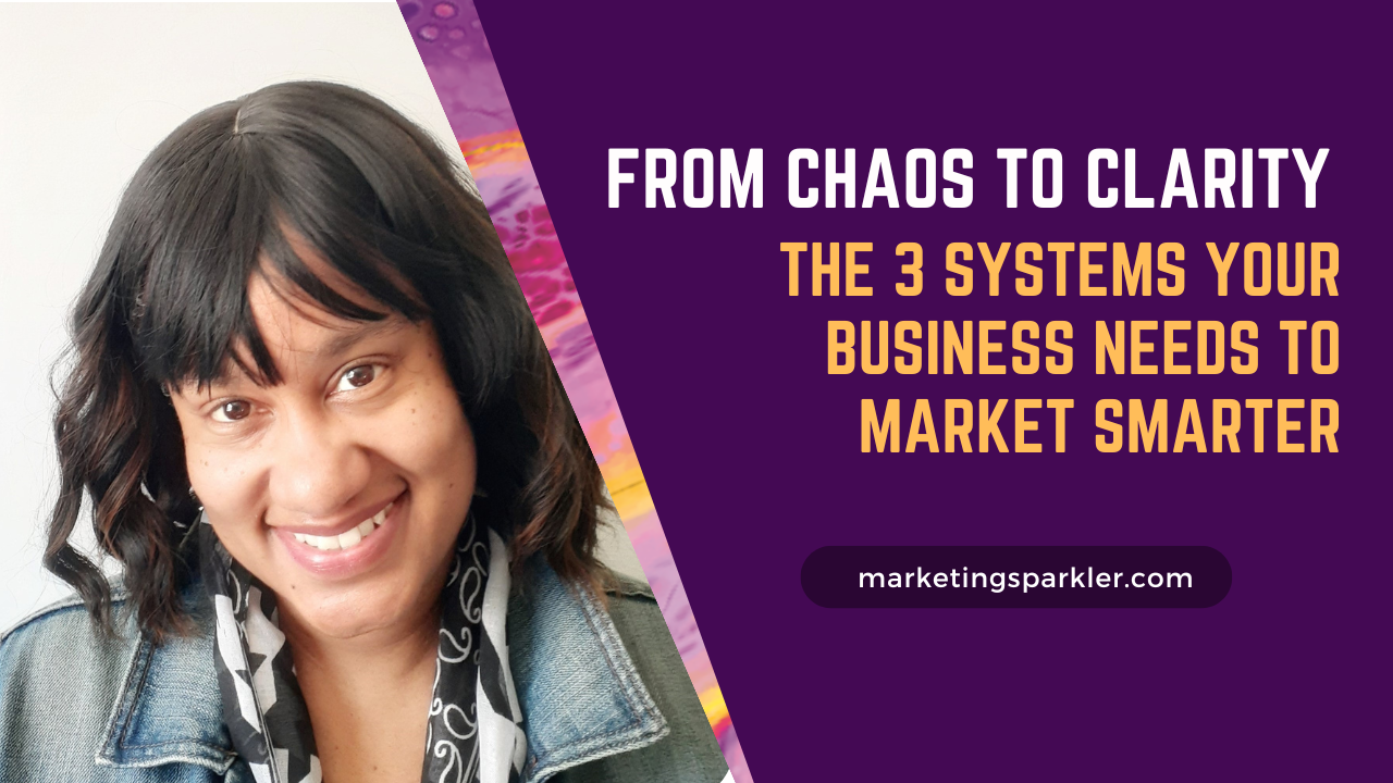 Livestream From Chaos To Clarity - Marketing Sparkler - Miss Kemya Scott