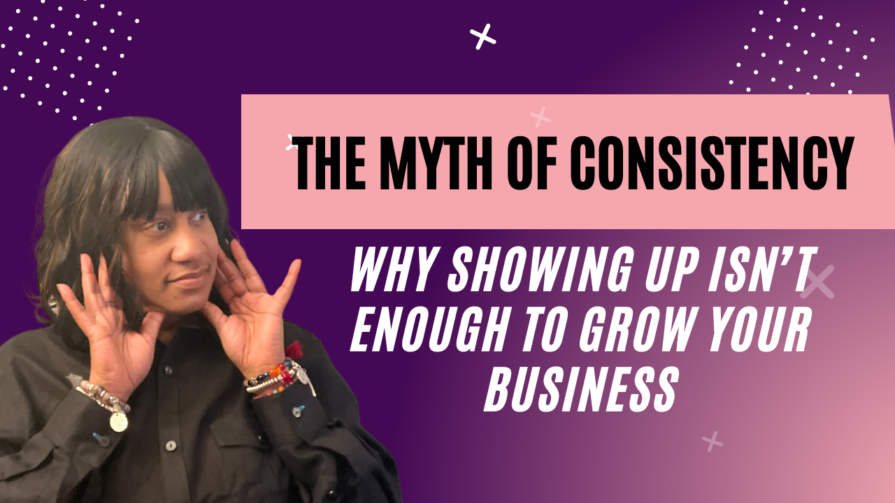 Livestream Myth of Consistency - Miss Kemya Scott - Marketing Sparkler